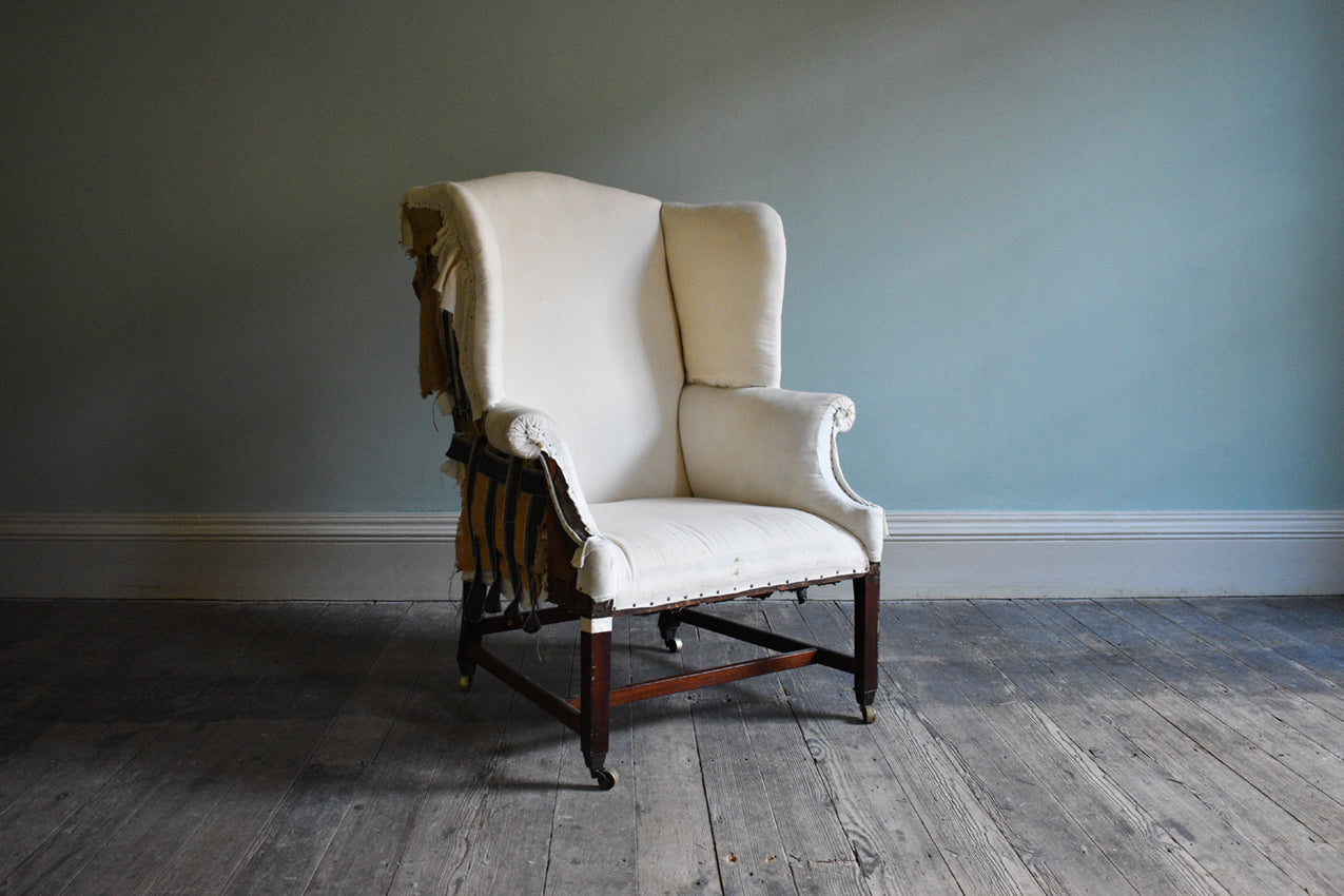 George III Wingback Armchair