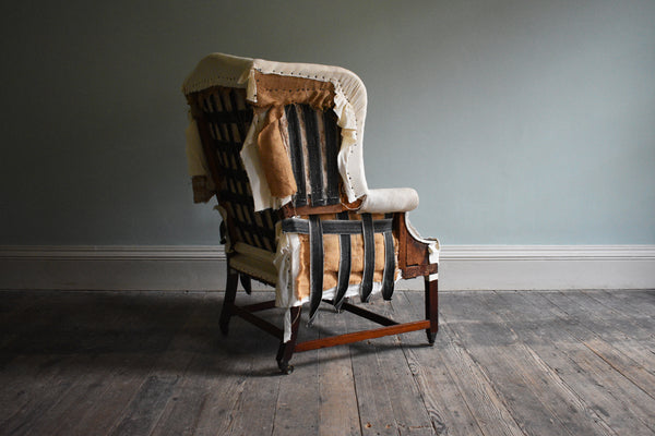 George III Wingback Armchair