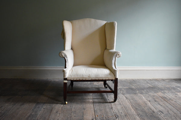 George III Wingback Armchair