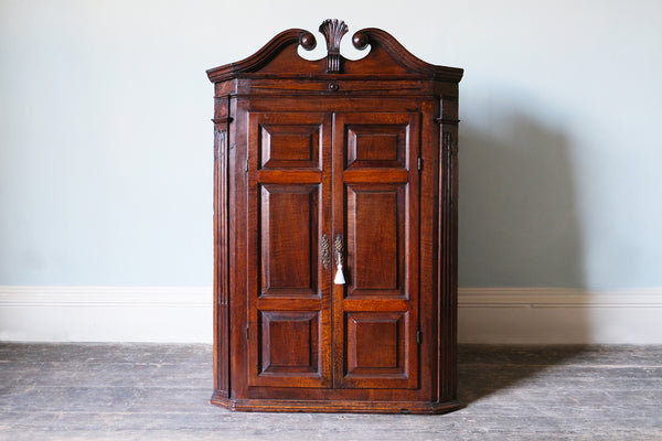 Georgian Hanging Corner Cupboard