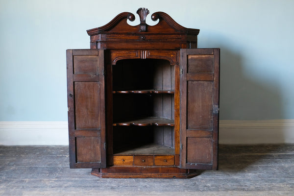 Georgian Hanging Corner Cupboard