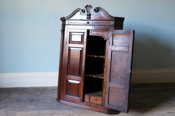 Georgian Hanging Corner Cupboard