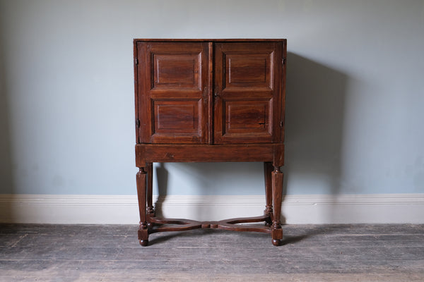 Dutch Oak Cabinet on Stand