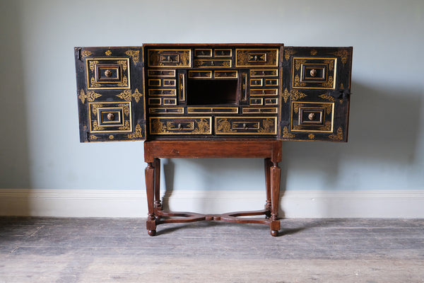 Dutch Oak Cabinet on Stand