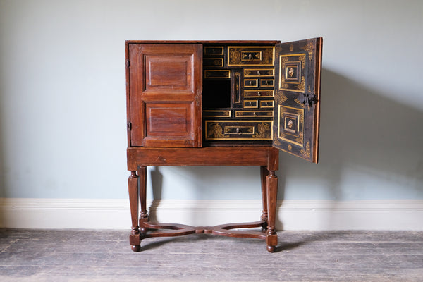 Dutch Oak Cabinet on Stand