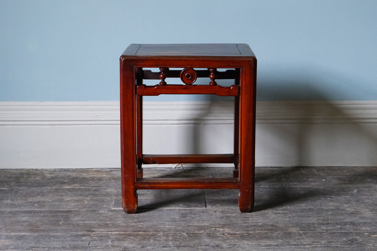 19th Century Chinese Red Lacquer Table