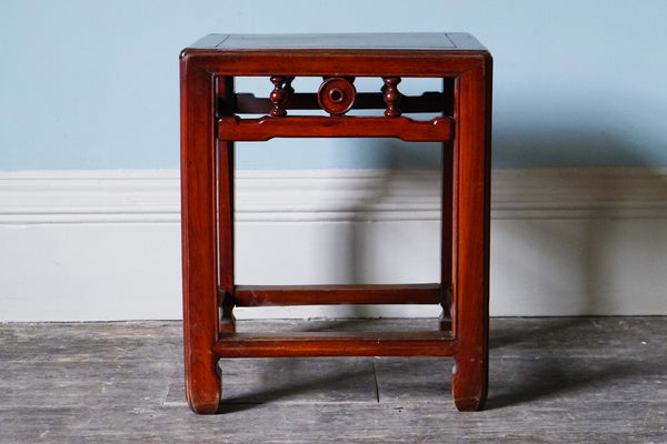 19th Century Chinese Red Lacquer Table