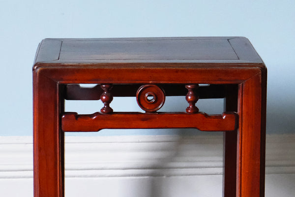 19th Century Chinese Red Lacquer Table