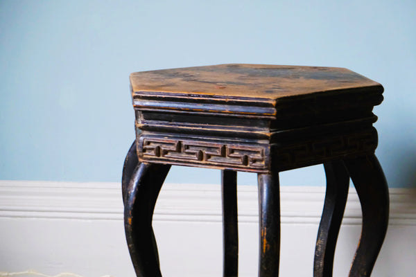 Octagonal Asian Side Table
